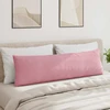 Sofa Pagalvės 2 vnt. Rožinė 145 x 40 cm Kordūrinis audinys