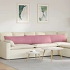 Sofa Pagalvės 2 pcs Rožinė 200 x 40 cm Kordūrinis audinys
