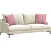 Sofa Pagalvės 2 pcs Rožinė 45 x 45 cm Kordūrinis audinys