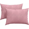 Sofa Pagalvės 2 pcs Rožinė 70 x 50 cm Kordūrinis audinys