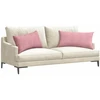 Sofa Pagalvės 2 vnt. Rožinė 80 x 40 cm Kordūrinis audinys