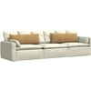 Sofa Pagalvės 2 pcs Ruda 120 x 40 cm Kordūrinis audinys