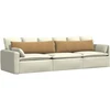 Sofa Pagalvės 2 vnt. Ruda 145 x 40 cm Kordūrinis audinys
