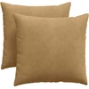 Sofa Pagalvės 2 pcs Ruda 45 x 45 cm Kordūrinis audinys