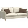 Sofa Pagalvės 2 pcs Ruda 60 x 40 cm audinys