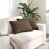 Sofa Pagalvės 2 pcs Ruda 60 x 40 cm audinys