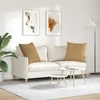 Sofa Pagalvės 2 vnt. Ruda 80 x 80 cm Kordūrinis audinys