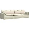 Sofa Pagalvės 2 pcs Smėlio 145 x 40 cm audinys