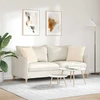 Sofa Pagalvės 2 pcs Smėlio 45 x 45 cm audinys