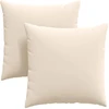 Sofa Pagalvės 2 pcs Smėlio 60 x 60 cm audinys