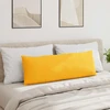Sofa Pagalvės 2 vnt. Šviesi geltona 120 x 40 cm