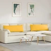 Sofa Pagalvės 2 pcs Šviesi geltona 120 x 40 cm