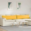 Sofa Pagalvės 2 pcs Šviesi geltona 145 x 40 cm