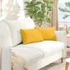 Sofa Pagalvės 2 pcs Šviesi geltona 50 x 30 cm
