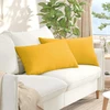 Sofa Pagalvės 2 pcs Šviesi geltona 80 x 40 cm