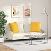 Sofa Pagalvės 2 vnt. Šviesi geltona 80 x 80 cm