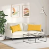 Sofa Pagalvės 2 vnt. Šviesi geltona 80 x 40 cm
