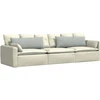 Sofa Pagalvės 2 vnt. Šviesiai pilka 120 x 40 cm