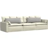 Sofa Pagalvės 2 pcs Šviesiai pilka 120 x 40 cm audinys