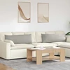 Sofa Pagalvės 2 pcs Šviesiai pilka 120 x 40 cm audinys