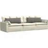 Sofa Pagalvės 2 vnt. Šviesiai pilka 120 x 40 cm
