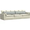 Sofa Pagalvės 2 vnt. Šviesiai pilka 145 x 40 cm