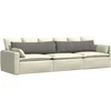 Sofa Pagalvės 2 vnt. Šviesiai pilka 145 x 40 cm