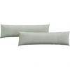 Sofa Pagalvės 2 pcs Šviesiai pilka 145 x 40 cm