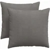 Sofa Pagalvės 2 pcs Šviesiai pilka 45 x 45 cm