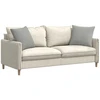 Sofa Pagalvės 2 vnt. audinys Šviesiai pilka 50 x 50 cm