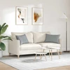 Sofa Pagalvės 2 vnt. audinys Šviesiai pilka 60 x 40 cm