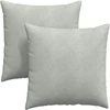 Sofa Pagalvės 2 pcs Šviesiai pilka 60 x 60 cm
