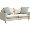 Sofa Pagalvės 2 pcs Šviesiai pilka 60 x 60 cm