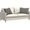 Sofa Pagalvės 2 pcs Šviesiai pilka 70 x 50 cm