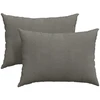 Sofa Pagalvės 2 pcs Šviesiai pilka 70 x 50 cm