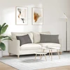 Sofa Pagalvės 2 vnt. Šviesiai pilka 80 x 40 cm