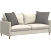 Sofa Pagalvės 2 pcs Šviesiai pilka 80 x 80 cm