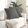 Sofa Pagalvės 2 pcs Šviesiai pilka 80 x 80 cm