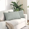 Sofa Pagalvės 2 pcs Šviesiai pilka 80 x 40 cm
