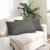Sofa Pagalvės 2 pcs Šviesiai pilka 80 x 40 cm