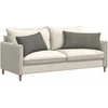 Sofa Pagalvės 2 vnt. Šviesiai pilka 80 x 40 cm