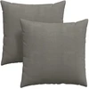 Sofa Pagalvės 2 pcs Šviesiai pilka 80 x 80 cm