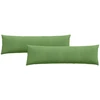 Sofa Pagalvės 2 pcs Šviesiai žalia 145 x 40 cm
