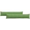 Sofa Pagalvės 2 pcs Šviesiai žalia 200 x 40 cm