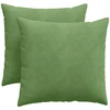 Sofa Pagalvės 2 pcs Šviesiai žalia 45 x 45 cm