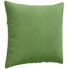 Sofa Pagalvės 2 pcs Šviesiai žalia 45 x 45 cm