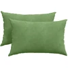 Sofa Pagalvės 2 pcs Šviesiai žalia 60 x 40 cm