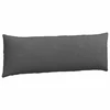 Sofa Pagalvės 2 vnt. Tamsiai pilka 120 x 40 cm