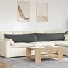 Sofa Pagalvės 2 pcs Tamsiai pilka 145 x 40 cm