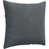 Sofa Pagalvės 2 vnt. Tamsiai pilka 45 x 45 cm Kordūrinis audinys